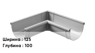 Крепление для желоба 125х100